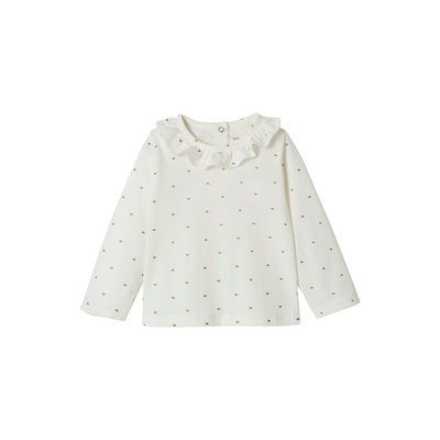 T-shirt col volanté VERTBAUDET