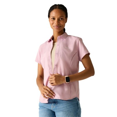 Chemise unie de voyage unie manches courtes REGATTA