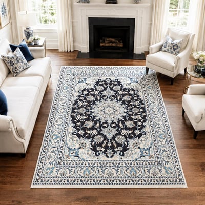Tapis d'orient, motif oriental, noué main, laine, NAIN 7 UN AMOUR DE TAPIS