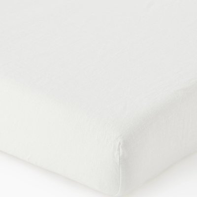 Drap housse, 100% lin MONOPRIX