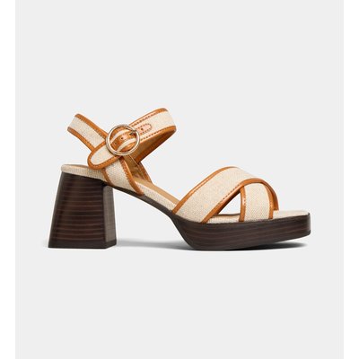 Sandales À Talon Plateforme Valaima Cuir GALERIES LAFAYETTE