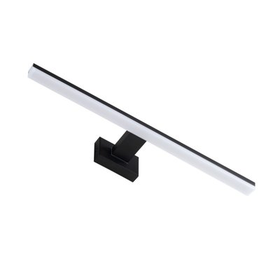 Grande Applique Salle De Bain Led Noire Nérée MILLUMINE