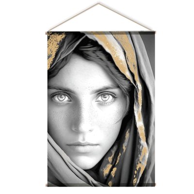 Toile de décoration murale imprimée avec dorures HOME MAISON