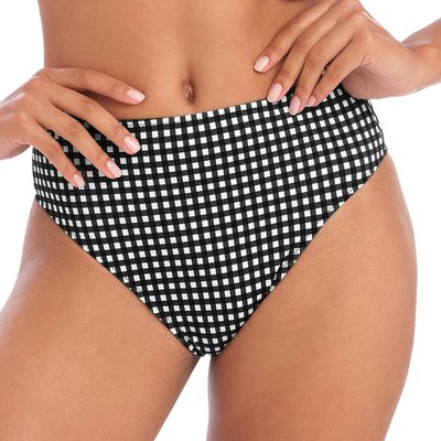 Bas de maillot de bain vichy taille haute CHECK IN FREYA SWIM