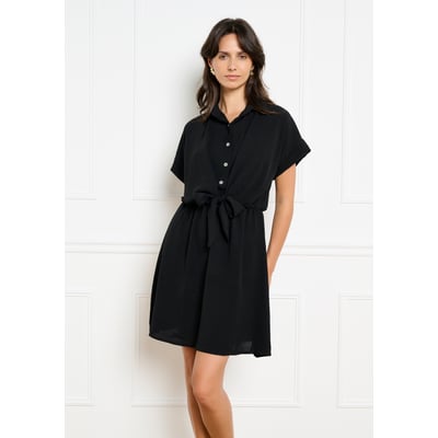 Robe col chemise nouée LOLALIZA