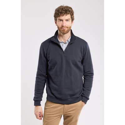 Sweat col montant en coton biologique TAKIN BERMUDES