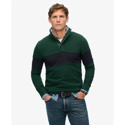 Haut de rugby classique à col tunisien SUPERDRY