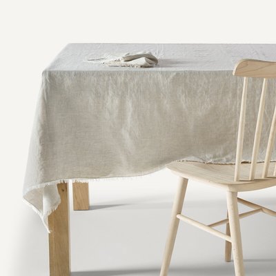 Yastigi 100% Pre-Washed Linen Tablecloth AM.PM