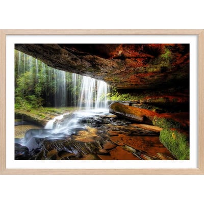 Affiche nature chute d'eau HEXOA