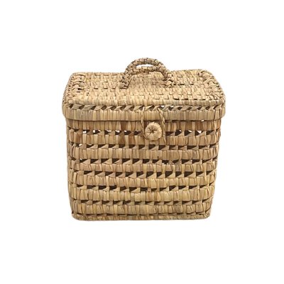 Coffre de rangement feuille de palmier HOME MAISON