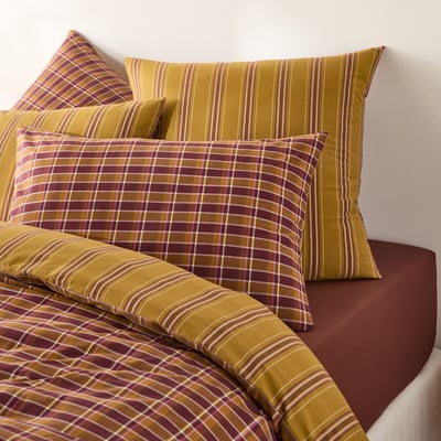 Funda de almohada, algodón lavado, Oswald LA REDOUTE INTERIEURS