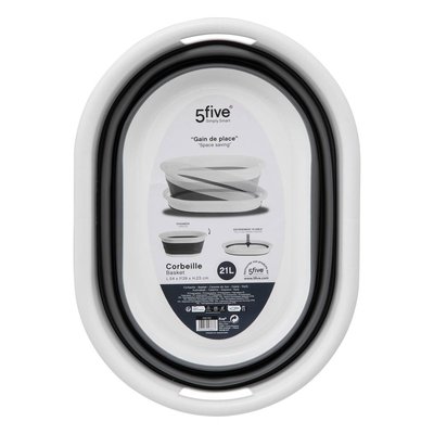 Corbeille à linge pliable 21L 5FIVE SIMPLY SMART