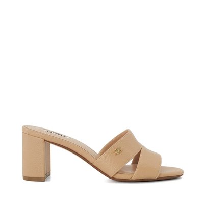 Mules à talon carré et double bride - MILA DUNE LONDON