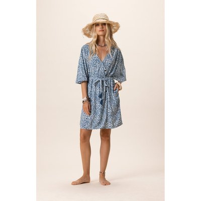 Robe esprit kimono imprimée PRIMA PALEM