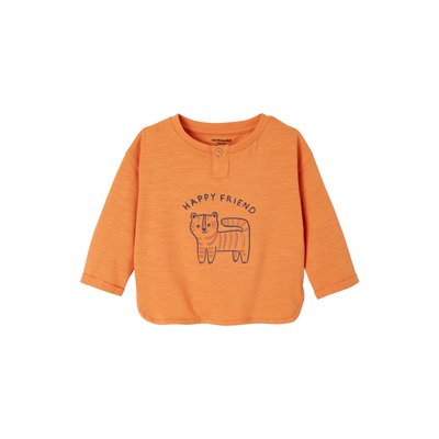 T-shirt motif animal manches longues VERTBAUDET