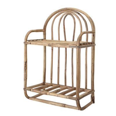 Étagère Style Rustique Campagne Bois Canne  Alice BLOOMINGVILLE