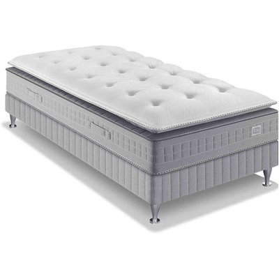Matelas ressorts + mousse mémoire, sommier, pieds SW5 SIMMONS