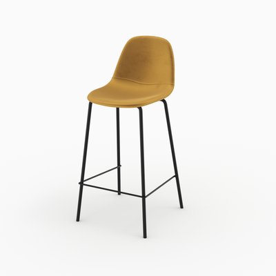 Chaise pour îlot central en velours 65 cm (à l'unité) - HENRIK RENDEZ-VOUS DÉCO