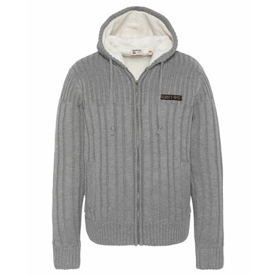 Chaqueta con cremallera abrigada, con forro de polar y capucha SCHOTT