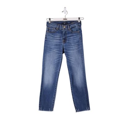 Jean slim en coton - Très Bon État 7 FOR ALL MANKIND