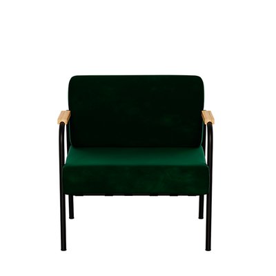 Fauteuil en velours style vintage BARNABÉ LES GAMBETTES