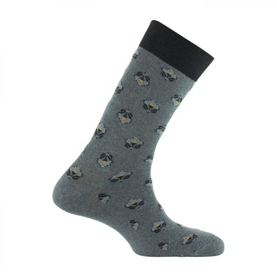 Mi-chaussettes jersey en coton all over floral KINDY