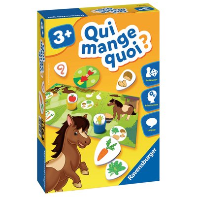 Qui mange quoi   Jeu d'association RAVENSBURGER