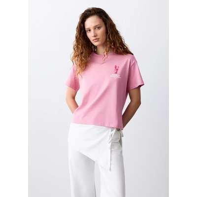 T-shirt en coton imprimé MANGO TEEN