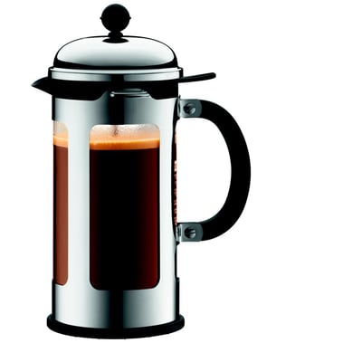 Cafetière à piston Chambord à piston 8 tasses 1L - inox BODUM