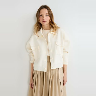 Veste en maille unie en coton BIO GOTS MONOPRIX