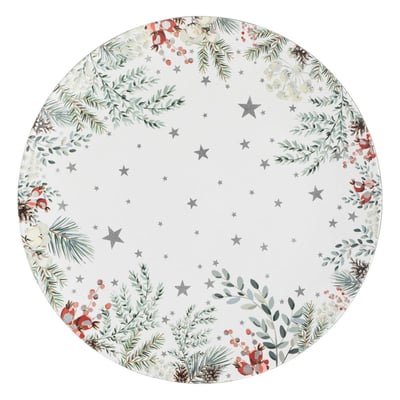 Assiette présentation branches D33 cm ATMOSPHERA