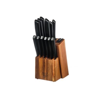 Lot de 14 couteaux de cuisine en inox, NUDE BJORN