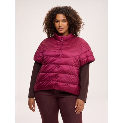 Veste matelassée manches courtes réversible FIORELLA RUBINO