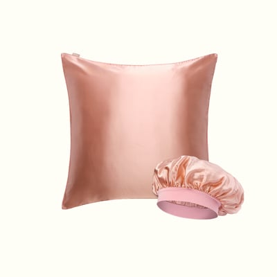 Pack cheveux - Taie en 100% soie et bonnet de nuit EMILY'S PILLOW