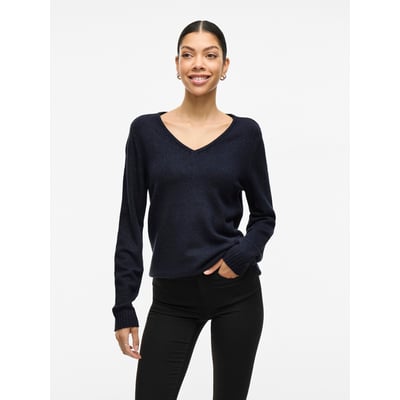 Pull col v en fine maille VILA