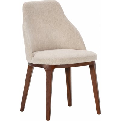 Chaise scandinave en bois et tissu RECOLLECTION