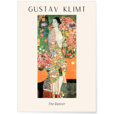 Affiche Gustav Klimt « The Dancer » L'AFFICHERIE