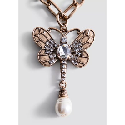 Collier perles combinées MANGO