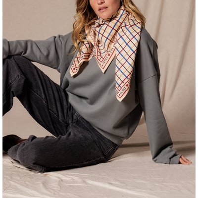 Grote geruite sjaal, LATIKA APACHES COLLECTIONS