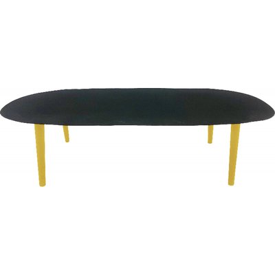 Table basse en fer, reflets dorés RECOLLECTION