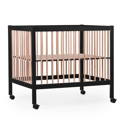Parc 97 en bois hêtre 75 x 95 cm avec roues CHILDHOME