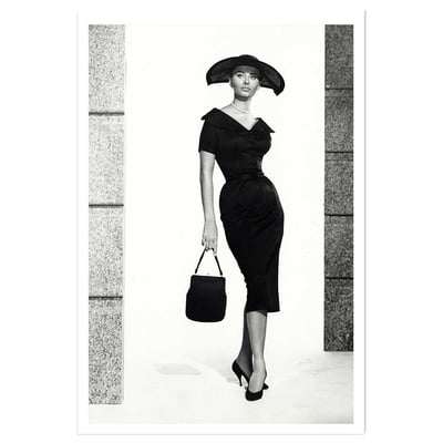 Affiche célébrité Sophia Loren, 1957 HEXOA