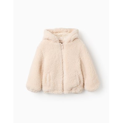 Blouson en Sherpa avec Capuche ZIPPY