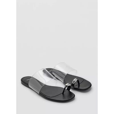 Sandales à brides en vinyle MANGO