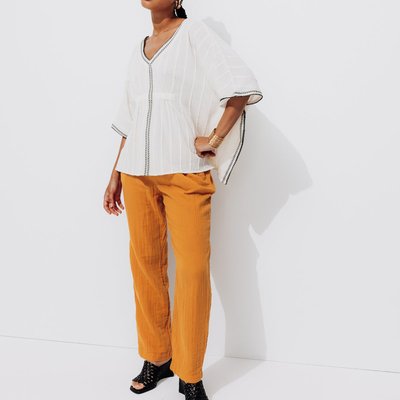 Pantalon droit femme PROMOD La Redoute