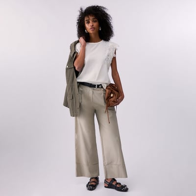 T-shirt avec détails macramé LIU JO