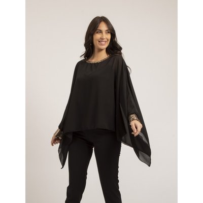Top Poncho Voile Fantia DONA LISA