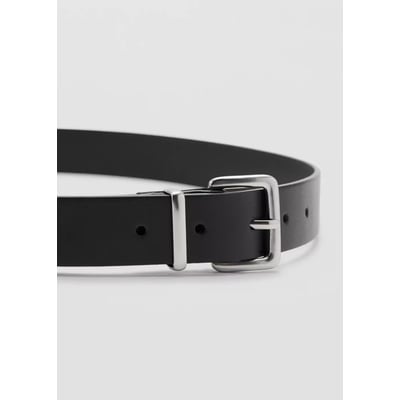 Ceinture cuir boucle MANGO MAN