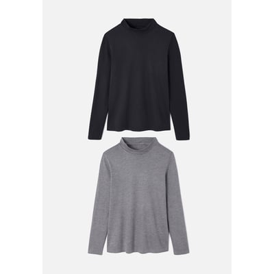 T-shirt col montant - Lot de 2 DAMART