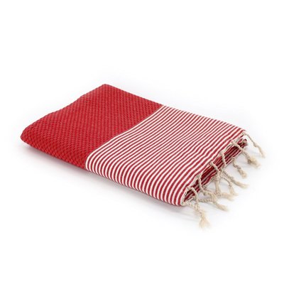 Fouta nid d'abeille coton IBIZA FEBRONIE